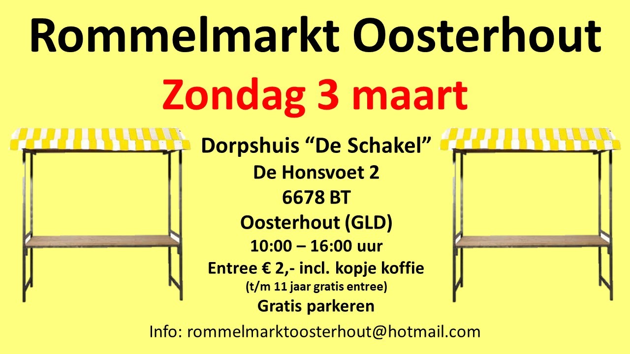 Rommelmarkt Oosterhout